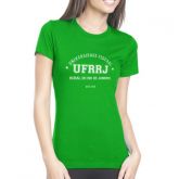 Camisa Universitária UFRRJ Baby Look Verde