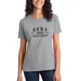 Camisa Universitária UERJ Baby Look Cinza