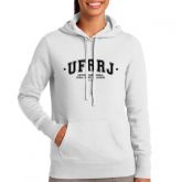 Moletom UFRRJ COM CURSO (costas) Unissex Branco