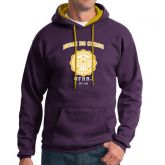 Moletom Roxo/Amarelo UFRRJ Bordado Unisex