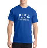 Camisa Universitária UERJ Masculina Azul Royal