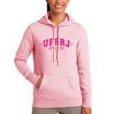Moletom UFRRJ COM CURSO (costas) Unissex Rosa